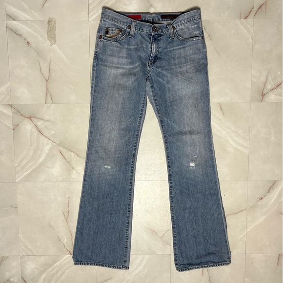 AG Adriano Goldschmied Classic Blue Women's Jeans Y2K Bootcut Size 27 - Picture 1 of 5